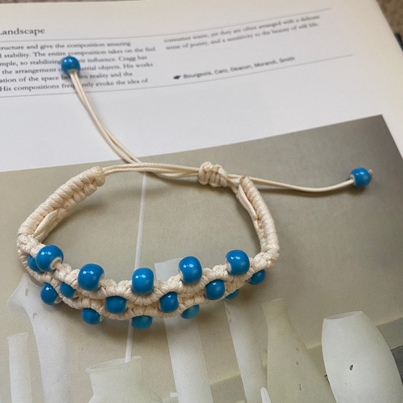 Ceramic Bead Charm Bracelet BOHO Bolo - Picture 9 of 11